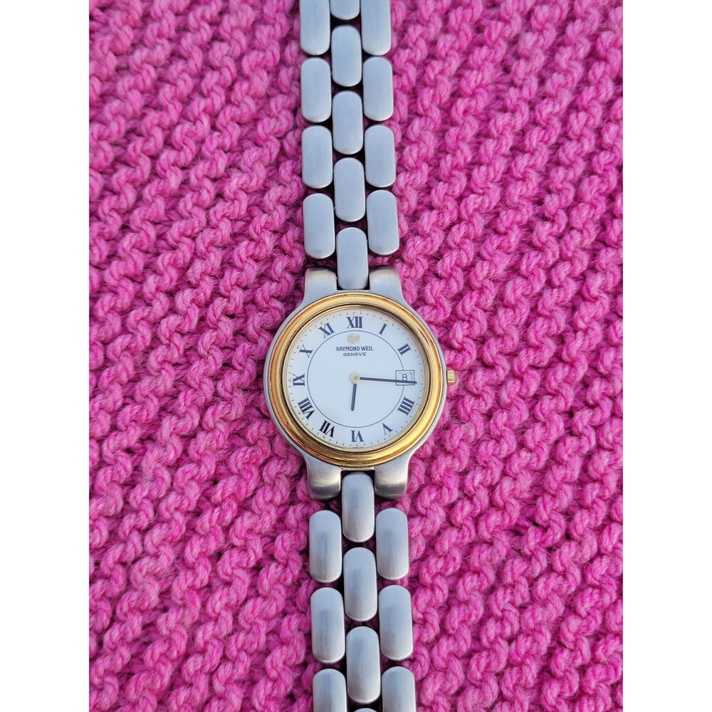 Vintage Raymond Weil Geneve Men's Watch | 36mm | Swiss Made Quartz Two-Tone - Picture 5 of 8